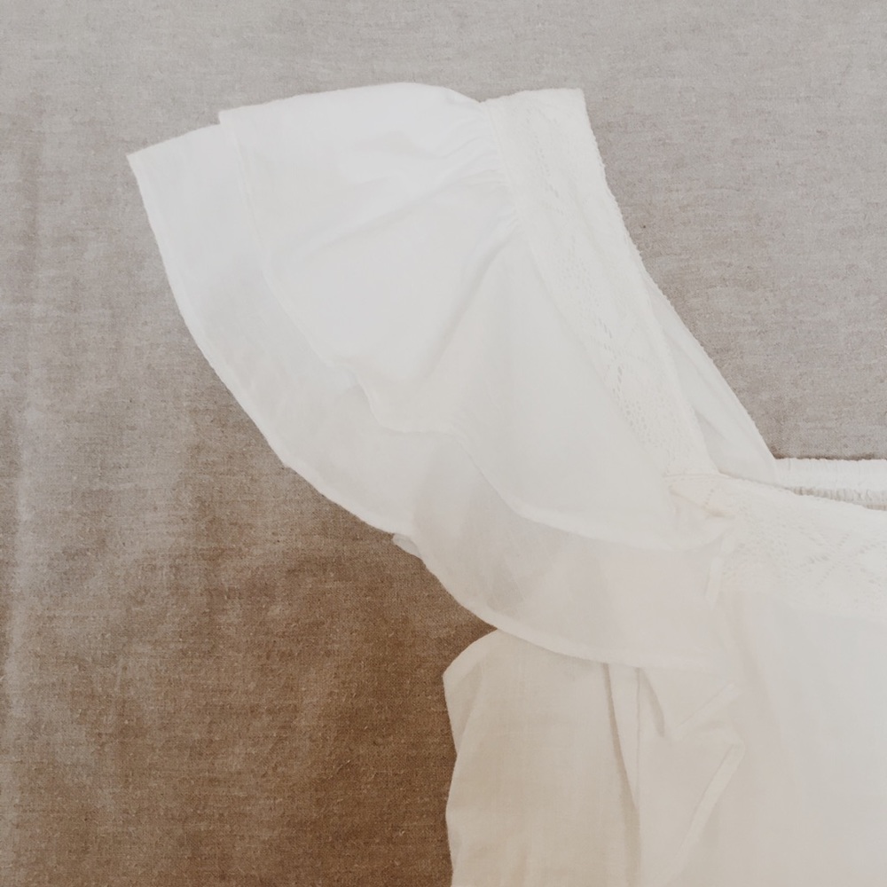 Target Ruffled shoulder sleeve dress